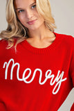 Shalee Merry Ribbed Sweater