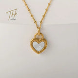 Dainty Gold Heart Necklace