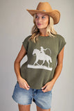 Darbie Western Graphic Sweater