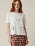 Georgia Western Embroidered Short Sleeve Tee