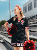 Texas Tech Dress with Sequin Red Raider