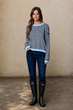 Saylor Stripe Knit Sweater