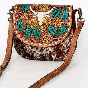 Shay Cowhide & Painted Leather Bag