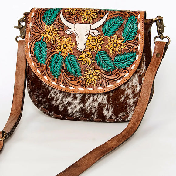 Shay Cowhide & Painted Leather Bag