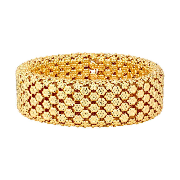 Gail Textured Gold Bracelet