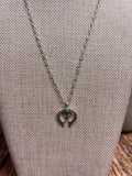 Sterling Silver Aztec Turquoise Necklace