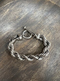 11 mm Sterling Silver Rope Bracelet