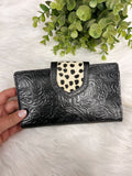 Tooled Button Click Wallet