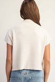 Zoey Ribbed Mock Neck Sweater Top
