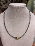 Navajo Pearl Multi Bead Necklace