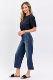 Judy Blue Karli Cropped Jeans-Curvy