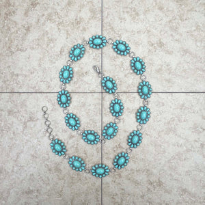 Turquoise Stone Concho Belt