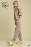 Cassie Oak Jogger Set