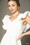 Lacy Ruffle Maxi Dress