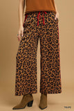 Emily Leopard Wide Leg Pants