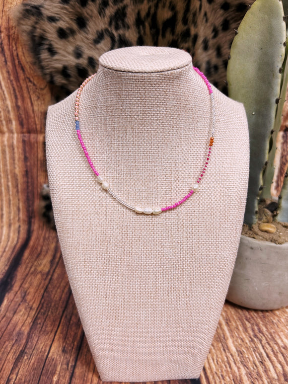 Kids Colorful Beaded Necklace
