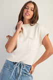Zoey Ribbed Mock Neck Sweater Top