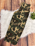 Risen Camo Mid Rise Barrel Slung Pants