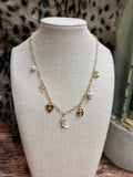 Dainty Cowgirl Charm Necklace