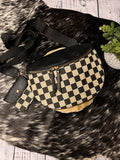 Checkered Bum Bag & Coin Bag