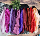 Solid  Square Satin Scarves