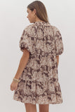 Kouvr Floral Print Short Dress