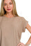Addy Slub Cuffed Sleeve Tee