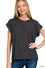 Addy Slub Cuffed Sleeve Tee