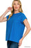 Addy Slub Cuffed Sleeve Tee
