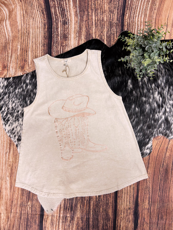 Boots Scootin Tank Top