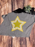 C.J Flower Star Patchwork Top