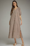 Kate Stripe Midi Dress