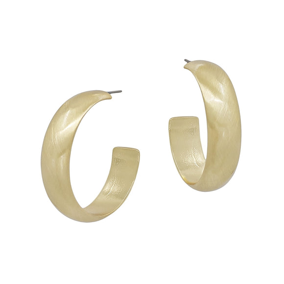 Viv Matte Gold Earrings