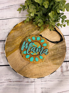 Mama Turquoise Car Freshie