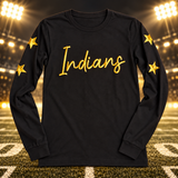 Indian Metallic Puff Long Sleeve