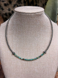 16” Navajo/Disc Stone Necklace