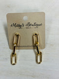 Paperclip Dangle Earrings