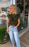 Landri Zebra Print Top