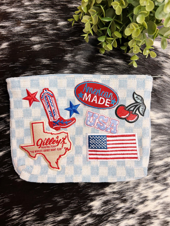Large Makeup Patchwork Bag