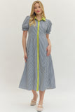 Kaybee Striped Button Dress