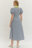 Kaybee Striped Button Dress