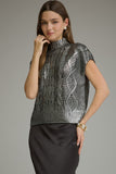 Loraine Solid Metallic Top