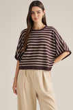 Sutton Stripe Poncho Top