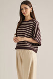 Sutton Stripe Poncho Top