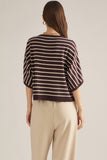 Sutton Stripe Poncho Top