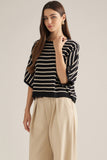 Sutton Stripe Poncho Top