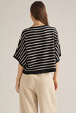 Sutton Stripe Poncho Top