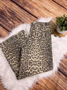 Leopard Wide Legged Pants