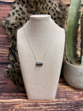 Mixed Bar Sterling Silver Necklace