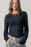 Floral Burnout Top